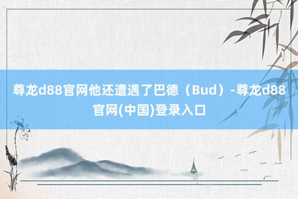 尊龙d88官网他还遭遇了巴德(Bud)-尊龙d88官网(中国)登录入口